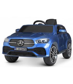 MERCEDES-BENZ GLE450 12v, AZUL PINTADO, asiento de cuero, neumáticos de goma AC-QY1988